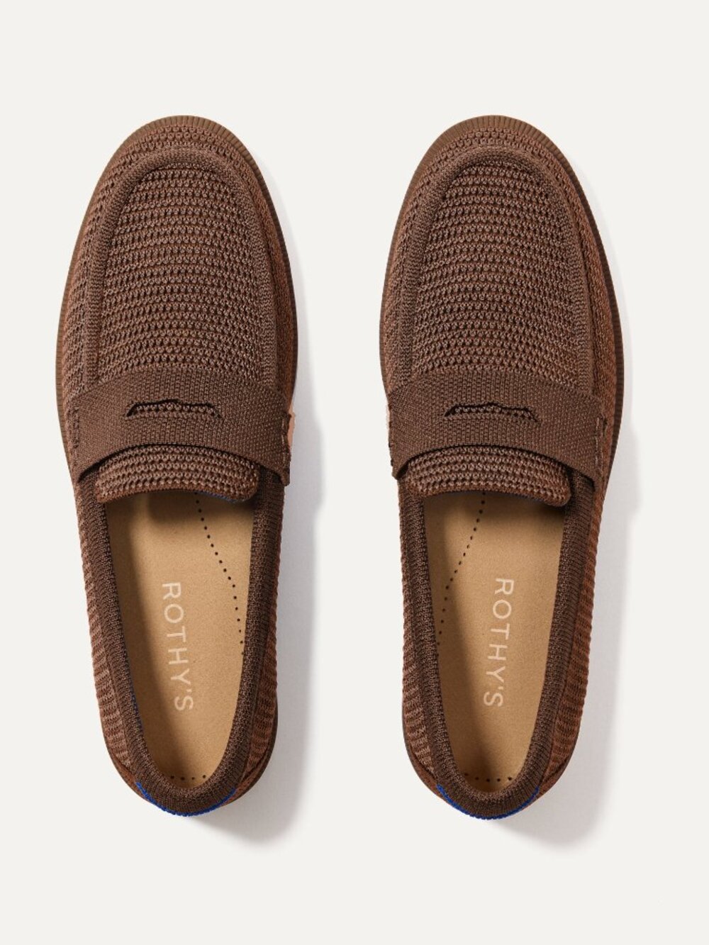 Rothy's The Penny Loafer - Cinnamon Raffia-Knit Size 10